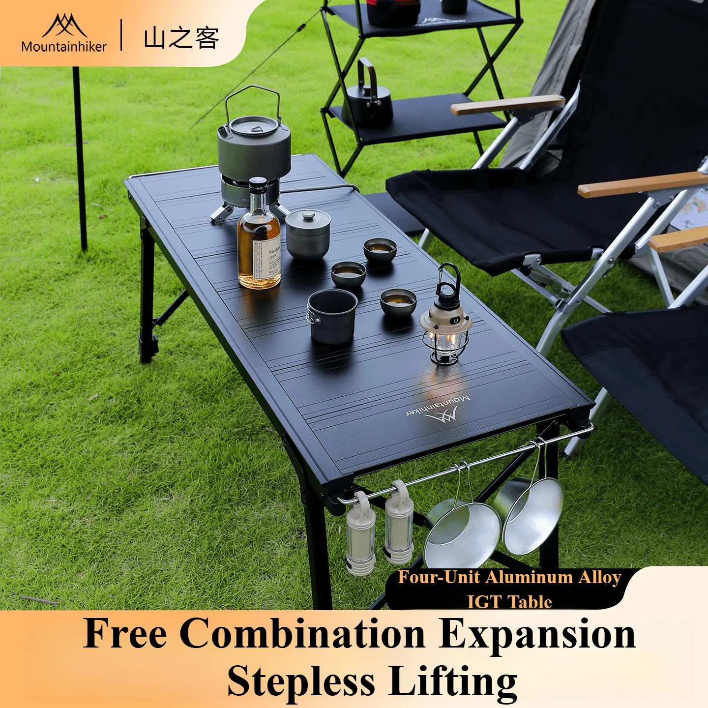 Outdoor Power Burner - Mountainhiker Camping Folding Lift Removable Multi