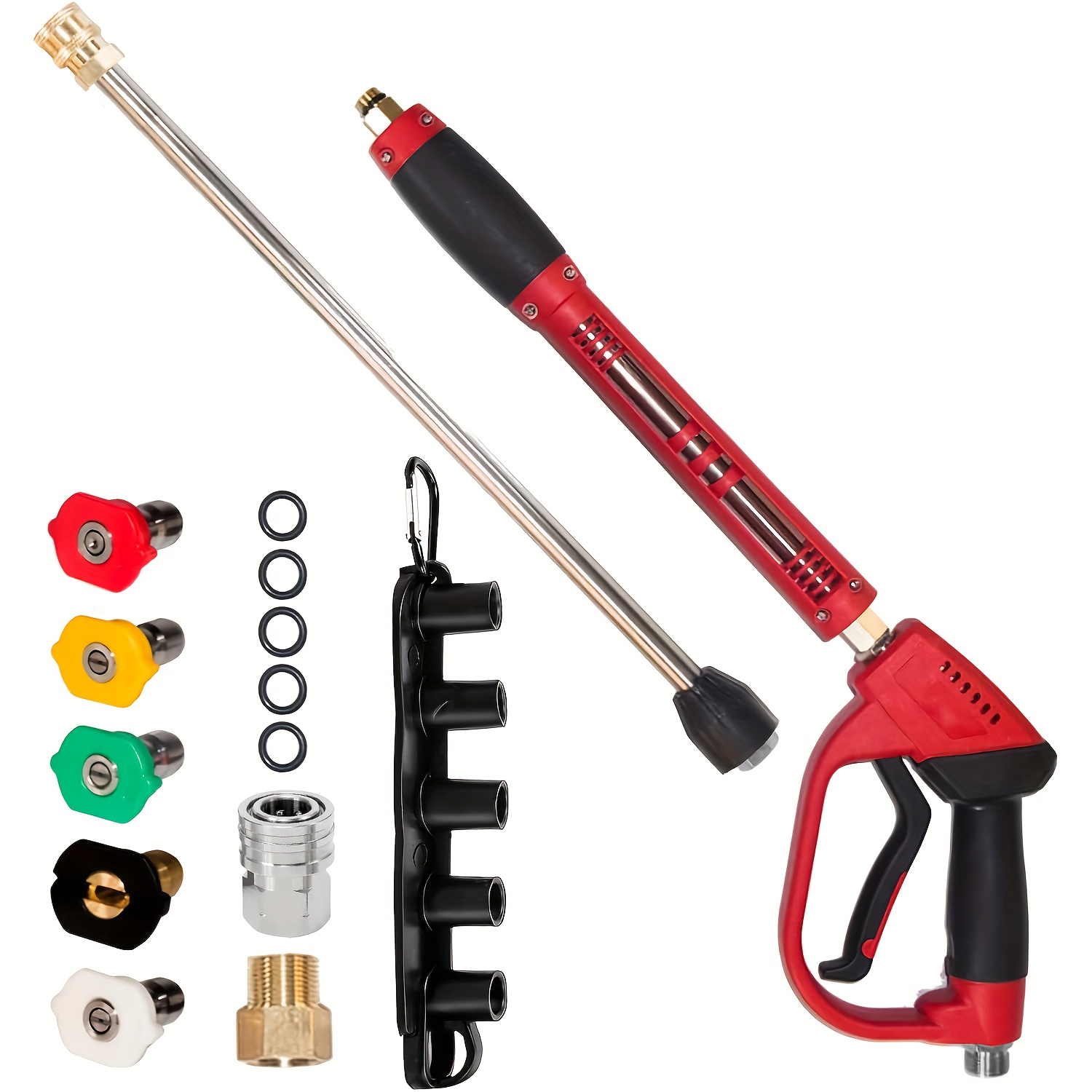 Power Washer Gun Replacement - Pressure Washer Gun, Red High Power