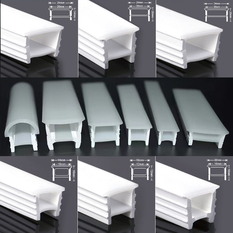 Outdoor Power Lead Cover - Flexible Embedded LED Neon Tube Silica