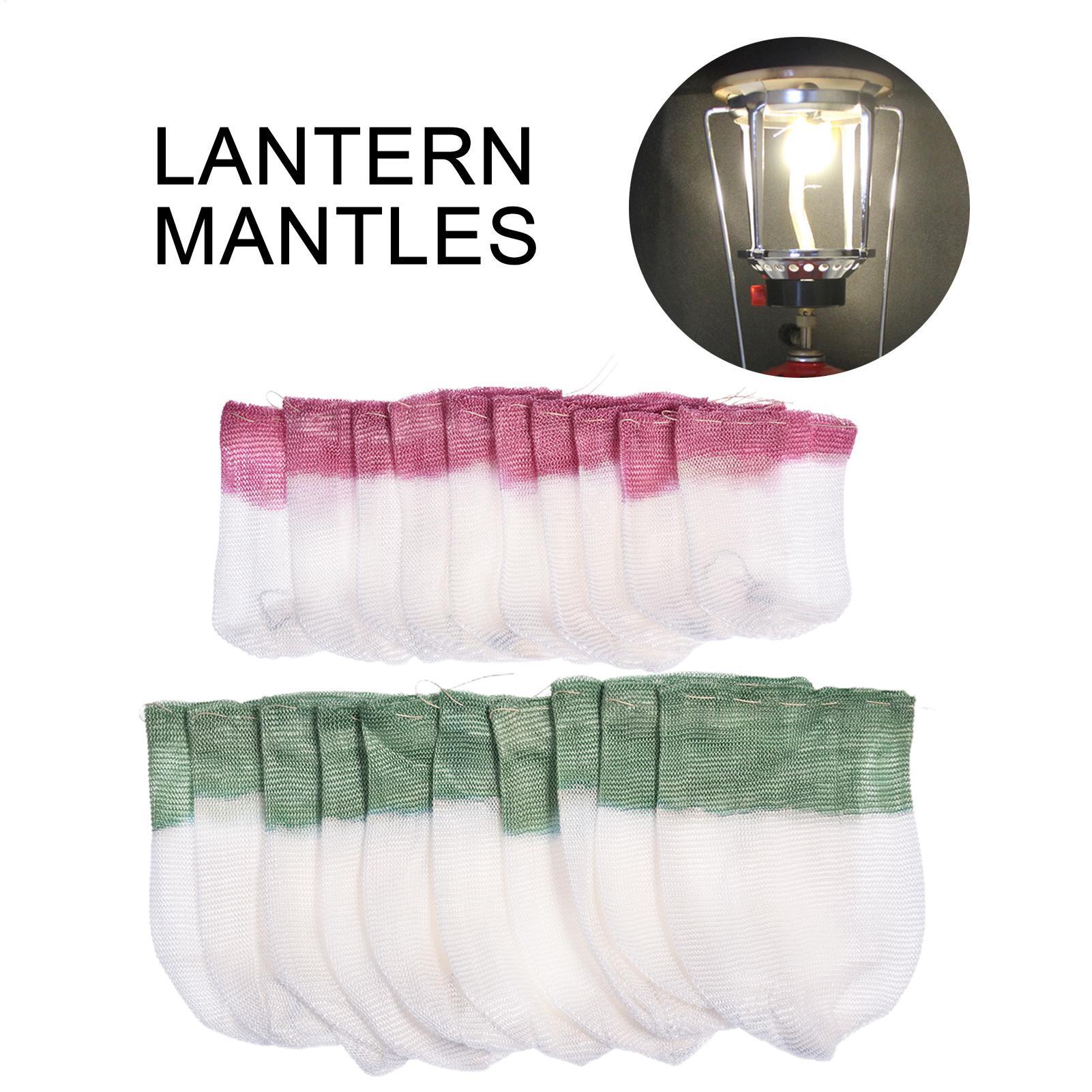 Outdoor Power Burner - 10PCS Gas Mantles Glow Body Single-capped