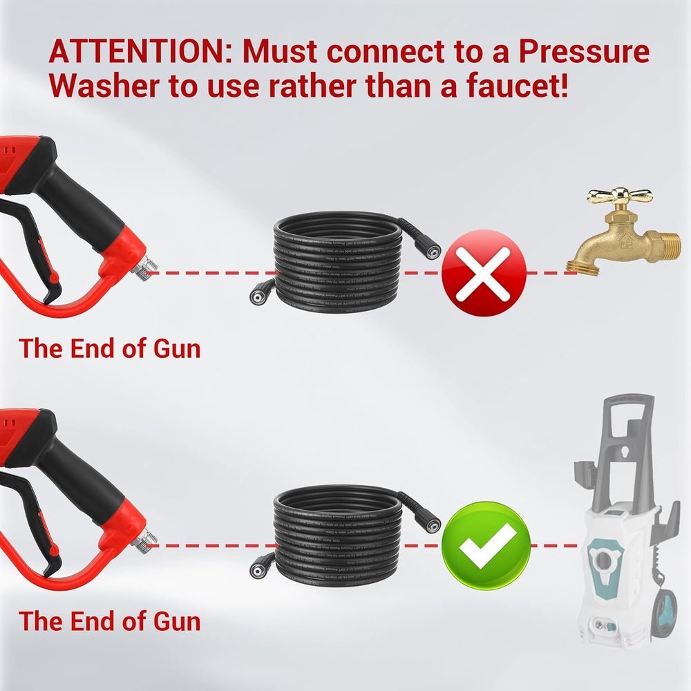 Washer Gun and Hose Kit, 25ft  - Power Washer Gun Replacement review and price
