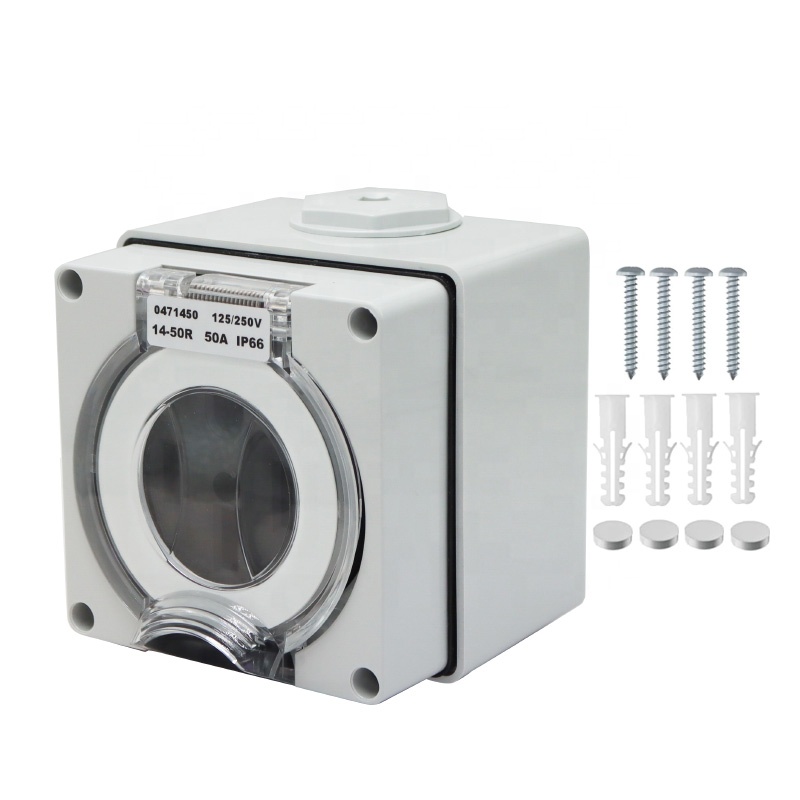 50 Amp Generator RV Power Inle - Outdoor Power Receptacle Box review and price