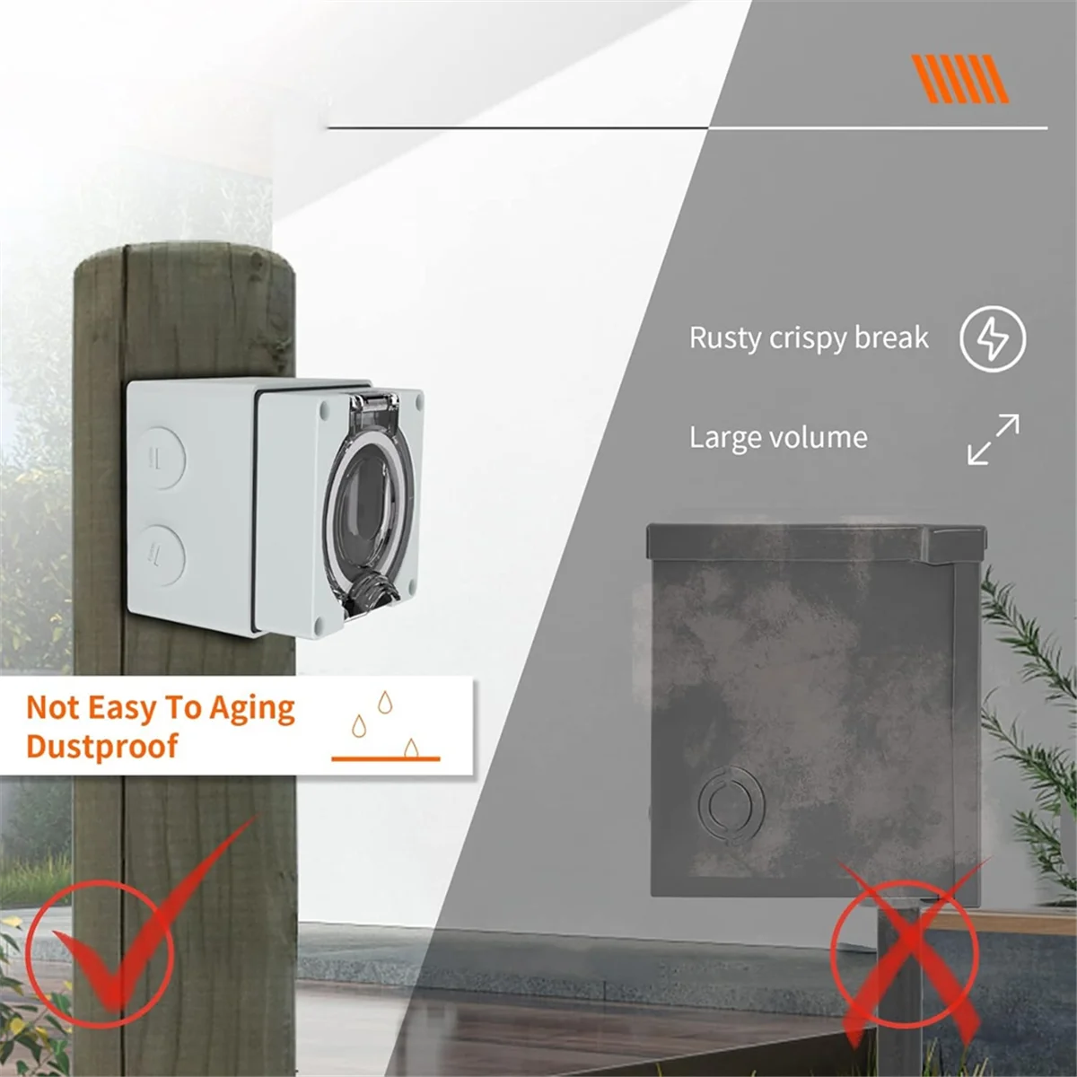 AT16 50Amp Power Outlet Box, 1 - Outdoor Power Receptacle Box review and price