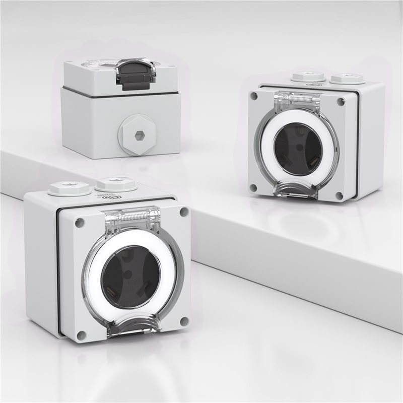 2X 30Amp Power Outlet Box,125V - Outdoor Power Receptacle Box review and price