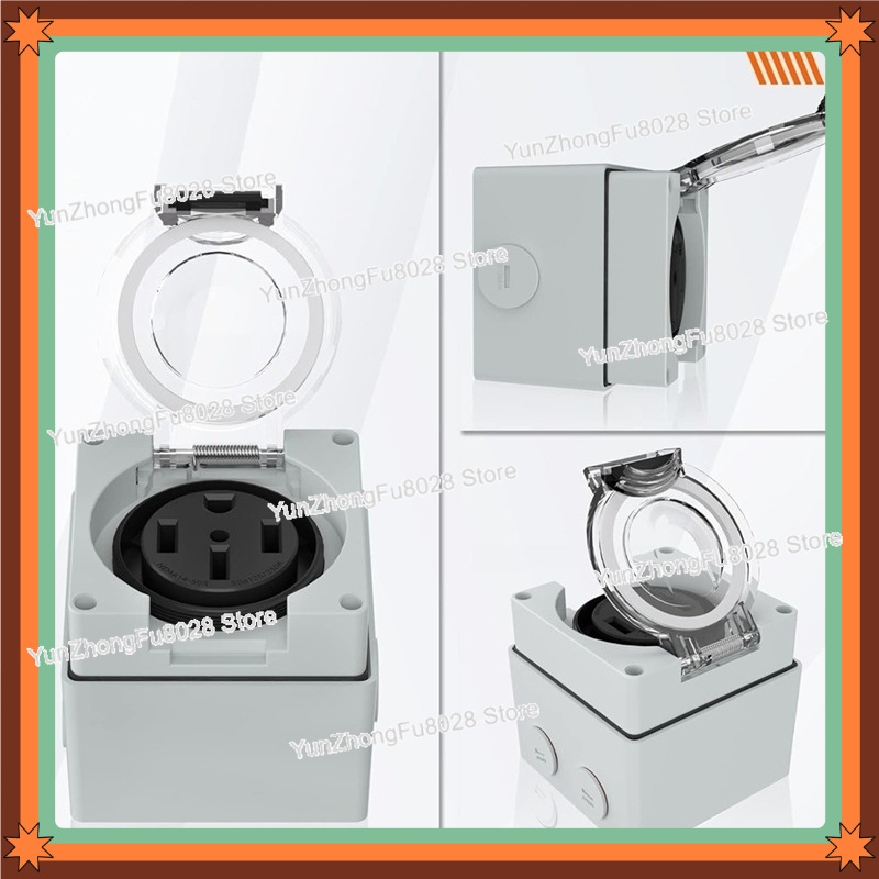 50Amp 14-50R Power Outlet Box  - Outdoor Power Receptacle Box review and price