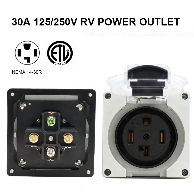 30Amp Power Outlet Box NEMA 14 - Outdoor Power Receptacle Box review and price