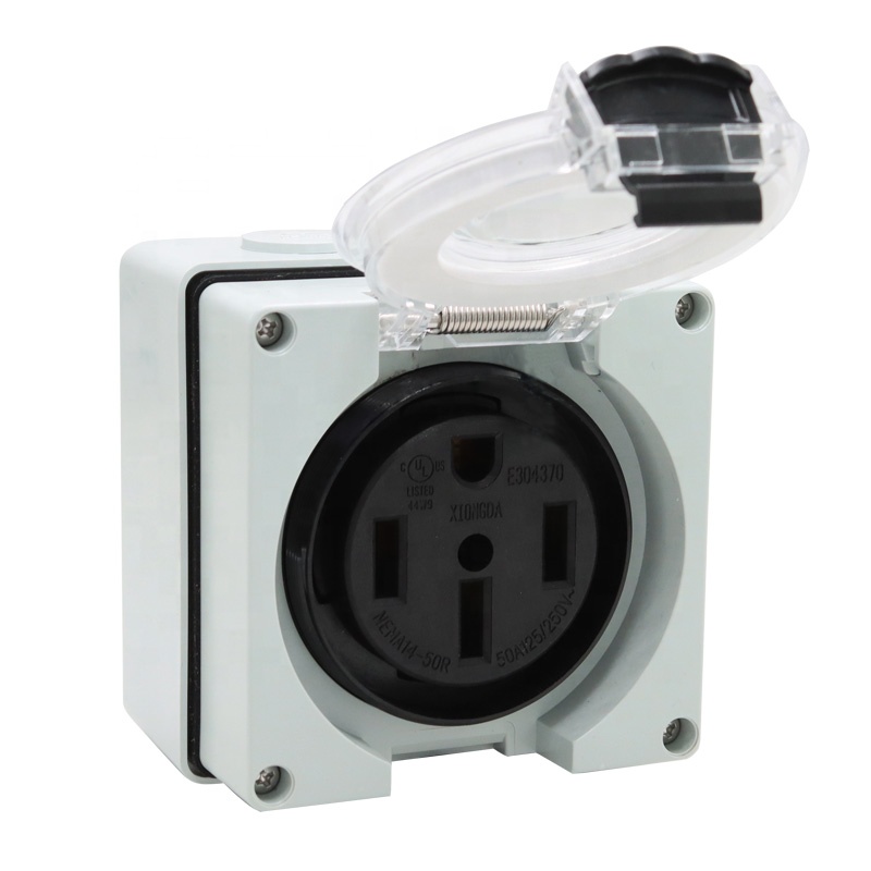 50 Amp Generator RV Power Inle - Outdoor Power Receptacle Box review and price