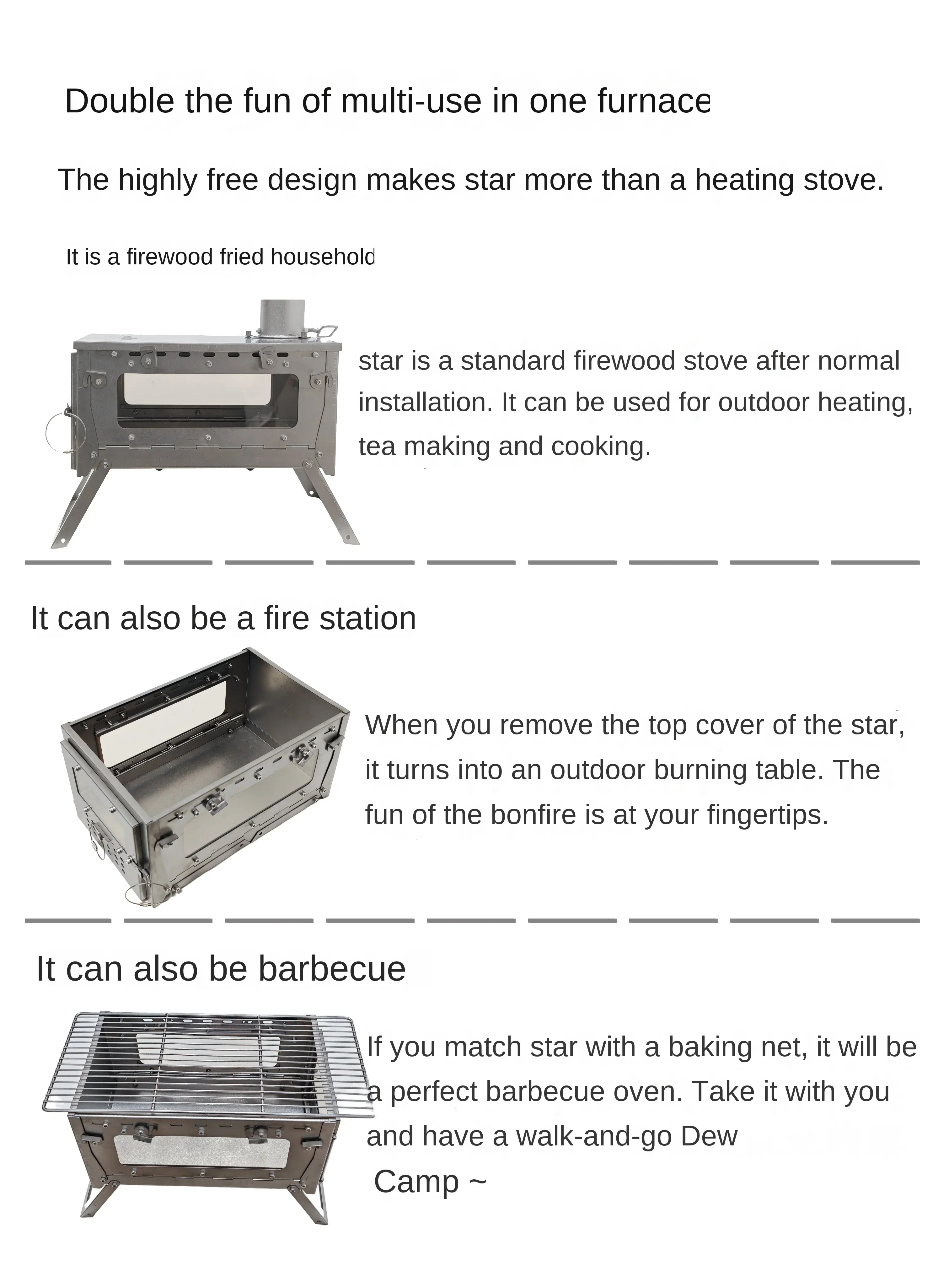 WT Star Ti Titanium Alloy Fold - Outdoor Power Burner review and price