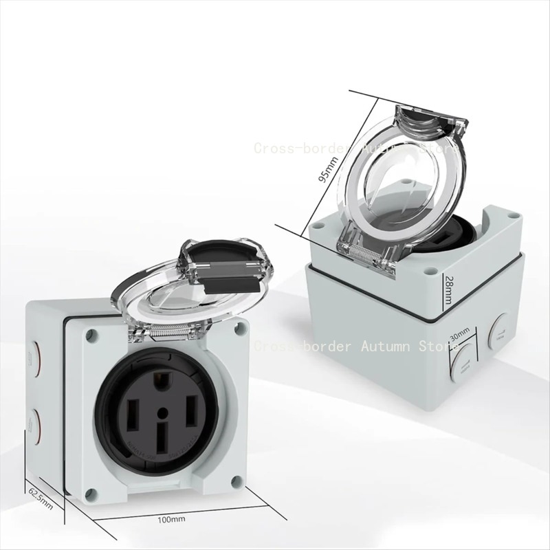 TFBC 50Amp Power Outlet Box,12 - Outdoor Power Receptacle Box review and price
