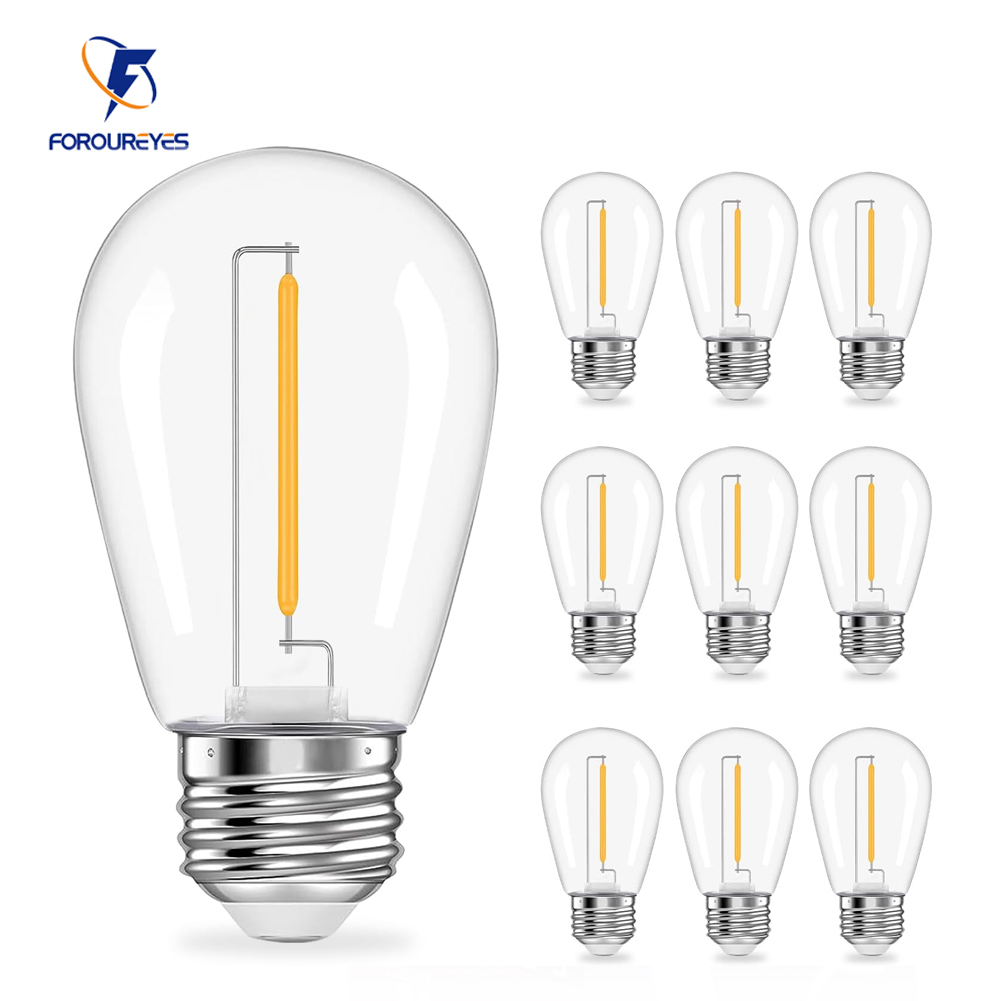 10Pack 5V 24V S14 Dimmable Fil - Outdoor Power Lead Cover review and price