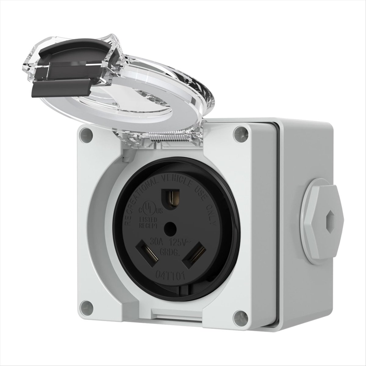 HHTL 30Amp Power Outlet Box,12 - Outdoor Power Receptacle Box review and price