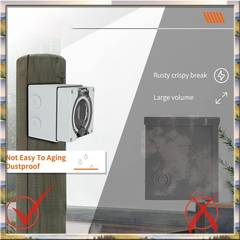 AA46 HOT-50Amp Outdoor Power O - Outdoor Power Receptacle Box review and price